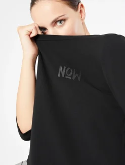 Marina Rinaldi Sweat-shirt en scuba crêpe NOIR Sale