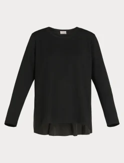 Marina Rinaldi Sweat-shirt en tissu technique NOIR New