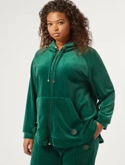 Marina Rinaldi Sweat-shirt en velours VERTFONCE' Best