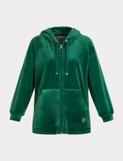 Marina Rinaldi Sweat-shirt en velours VERTFONCE' Best