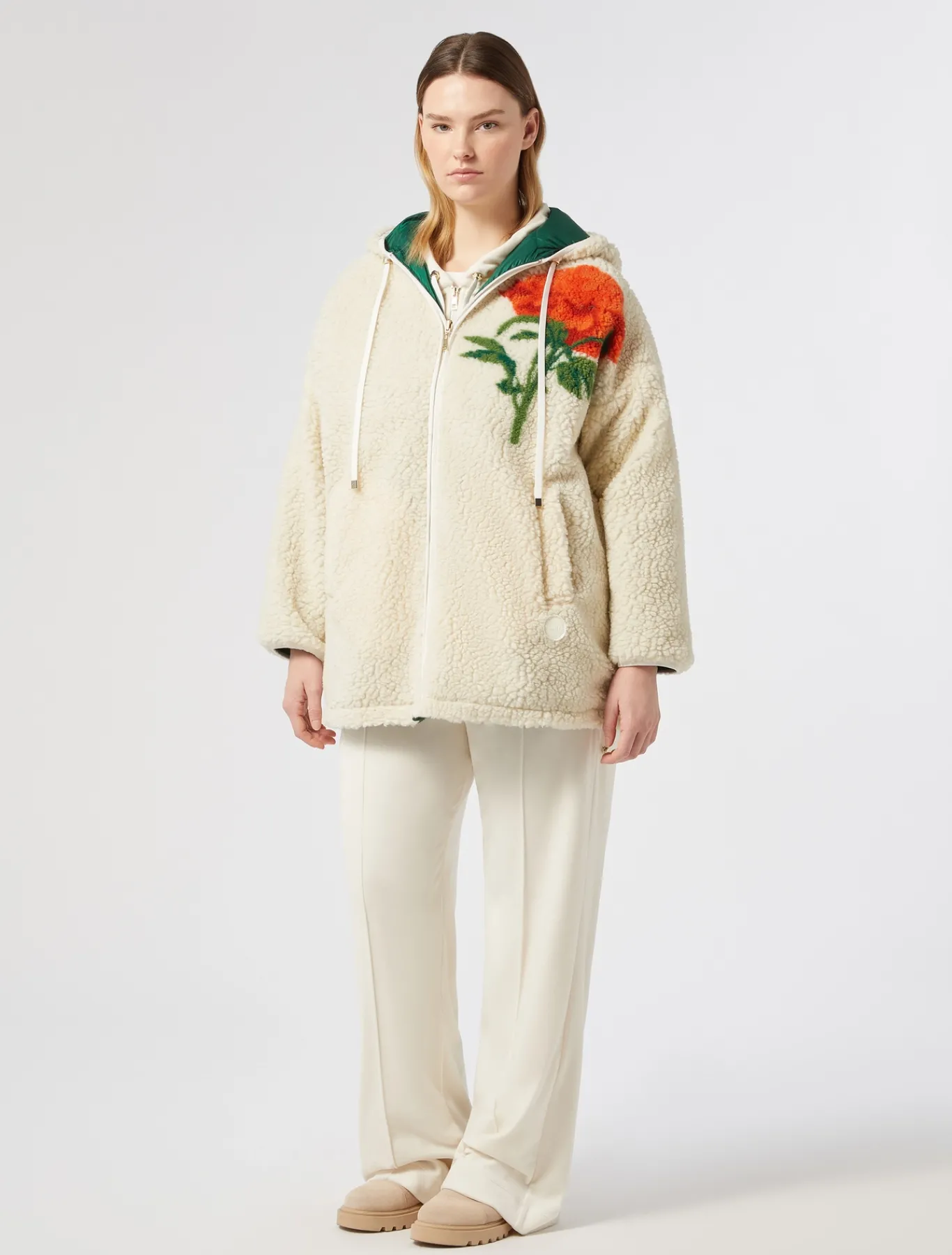 Marina Rinaldi Sweat-shirt en velours IVOIRE Hot