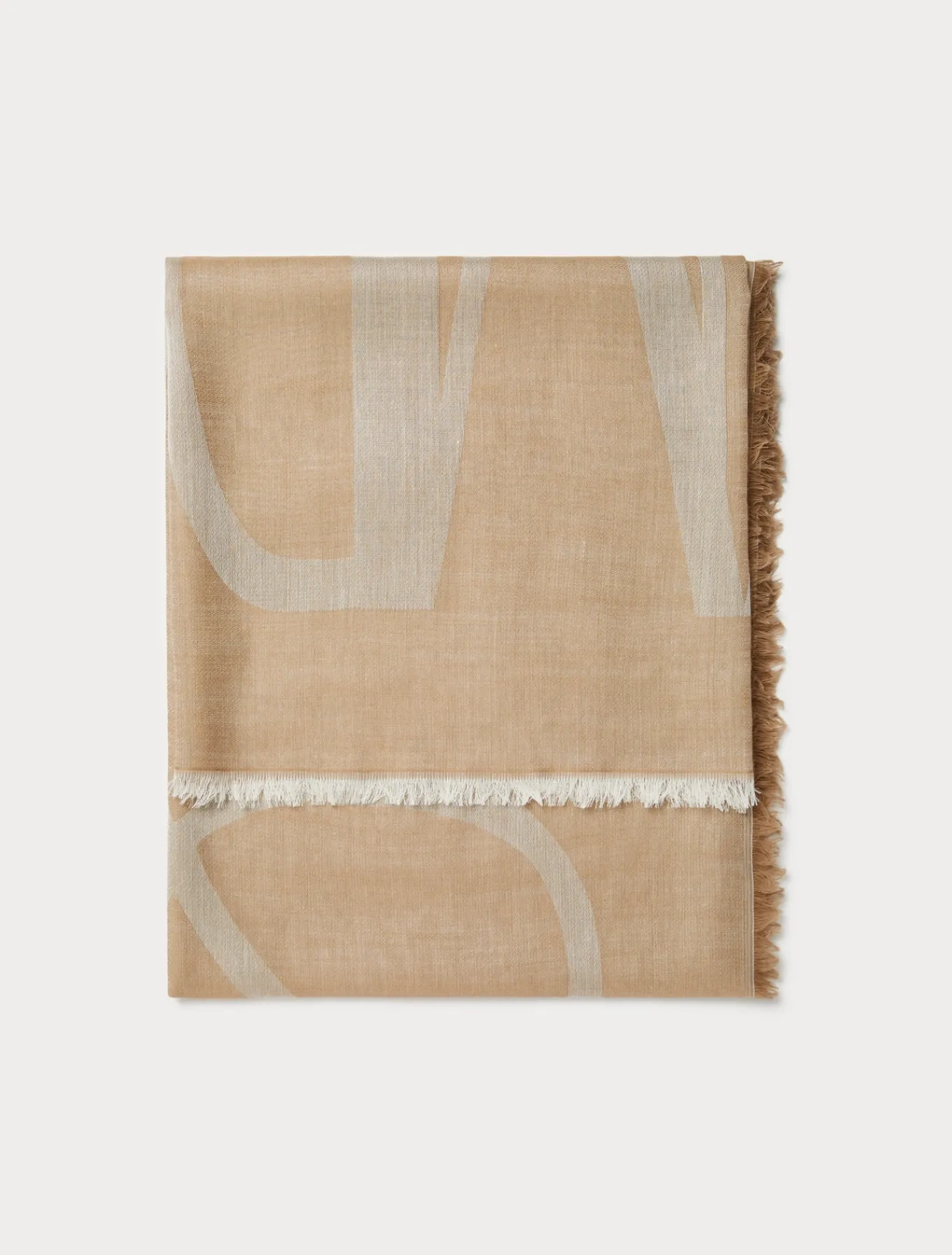 Marina Rinaldi Étole jacquard en cachemire mélangé BEIGE Online