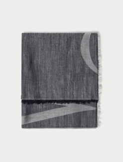 Marina Rinaldi Étole jacquard en cachemire mélangé BLEUMARINE Clearance
