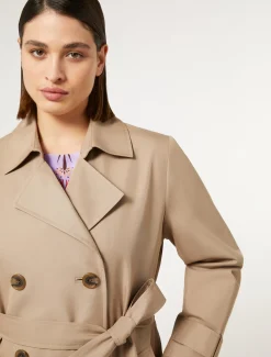 Marina Rinaldi Trench-coat surdimensionné en sergé imperméable SABLE Fashion