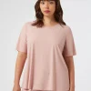 Marina Rinaldi T-shirt brodé en jersey ROSE Online