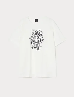 Marina Rinaldi T-shirt brodé en jersey BLANC Clearance