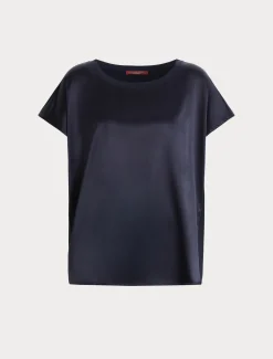 Marina Rinaldi T-shirt en crêpe de jersey BLEU Best