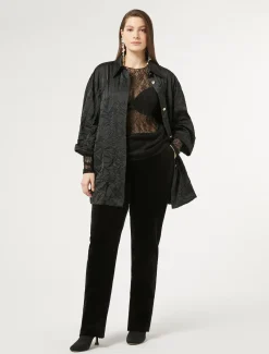 Marina Rinaldi T-shirt en dentelle stretch NOIR Outlet