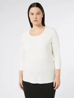 Marina Rinaldi T-shirt en jersey BLANC Fashion