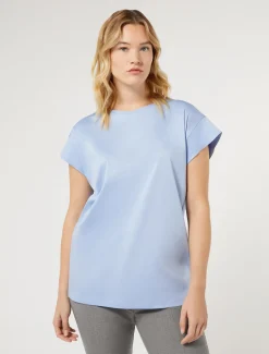 Marina Rinaldi T-shirt en jersey AZURE Outlet