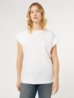 Marina Rinaldi T-shirt en jersey BLANCNEUTRE Sale