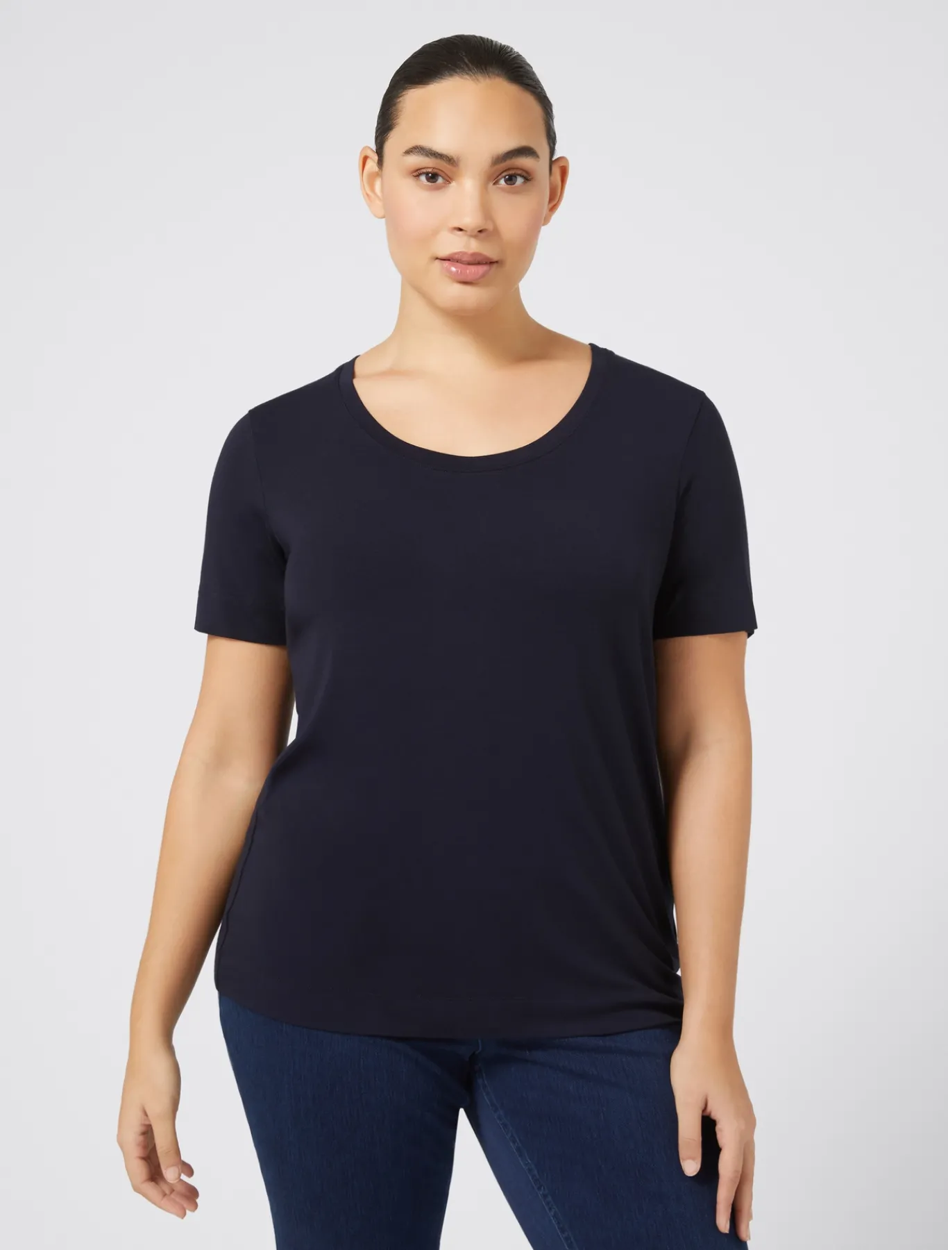 Marina Rinaldi T-shirt en jersey BLEUET Clearance