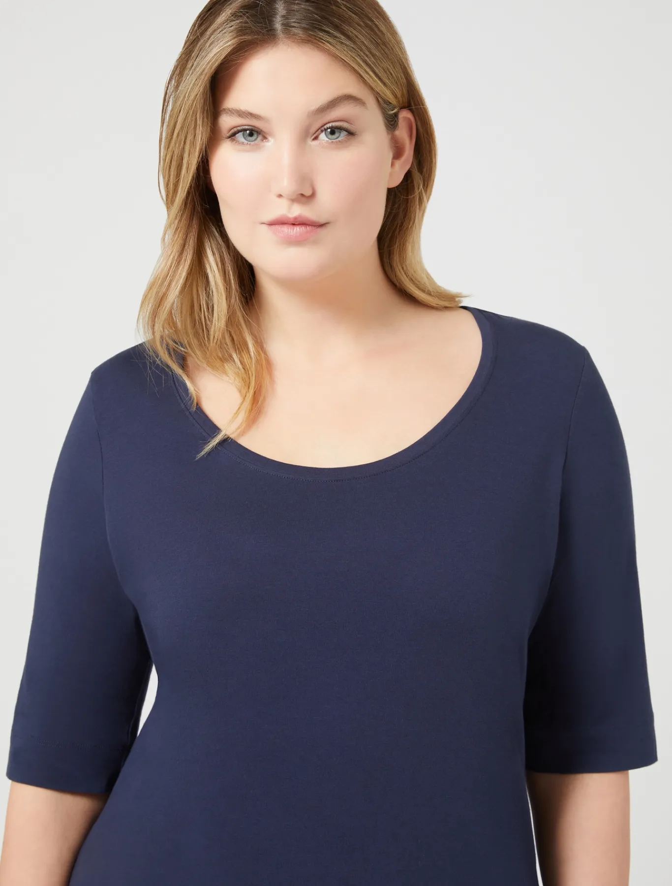 Marina Rinaldi T-shirt en jersey BLEUET Clearance
