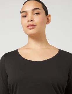 Marina Rinaldi T-shirt en jersey NOIR Hot