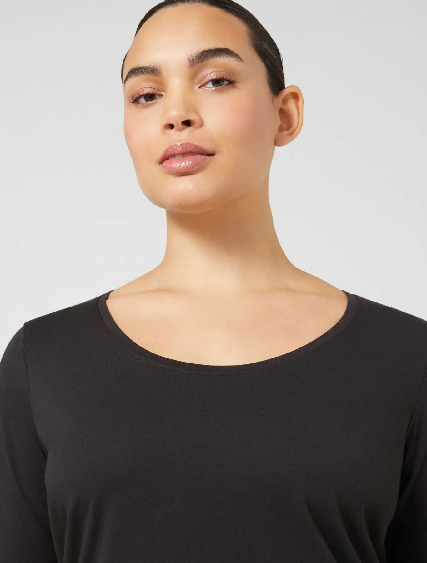 Marina Rinaldi T-shirt en jersey NOIR Hot