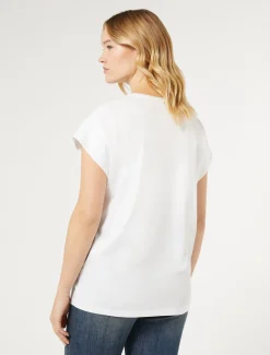 Marina Rinaldi T-shirt en jersey BLANCNEUTRE Sale