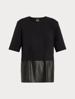Marina Rinaldi T-shirt en jersey NOIR Best