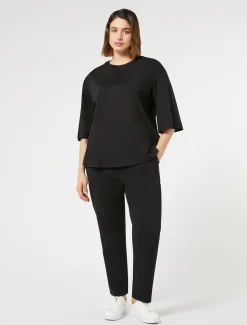 Marina Rinaldi T-shirt en jersey NOIR New
