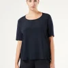 Marina Rinaldi T-shirt en jersey, acétate et soie BLEUMARINE Hot