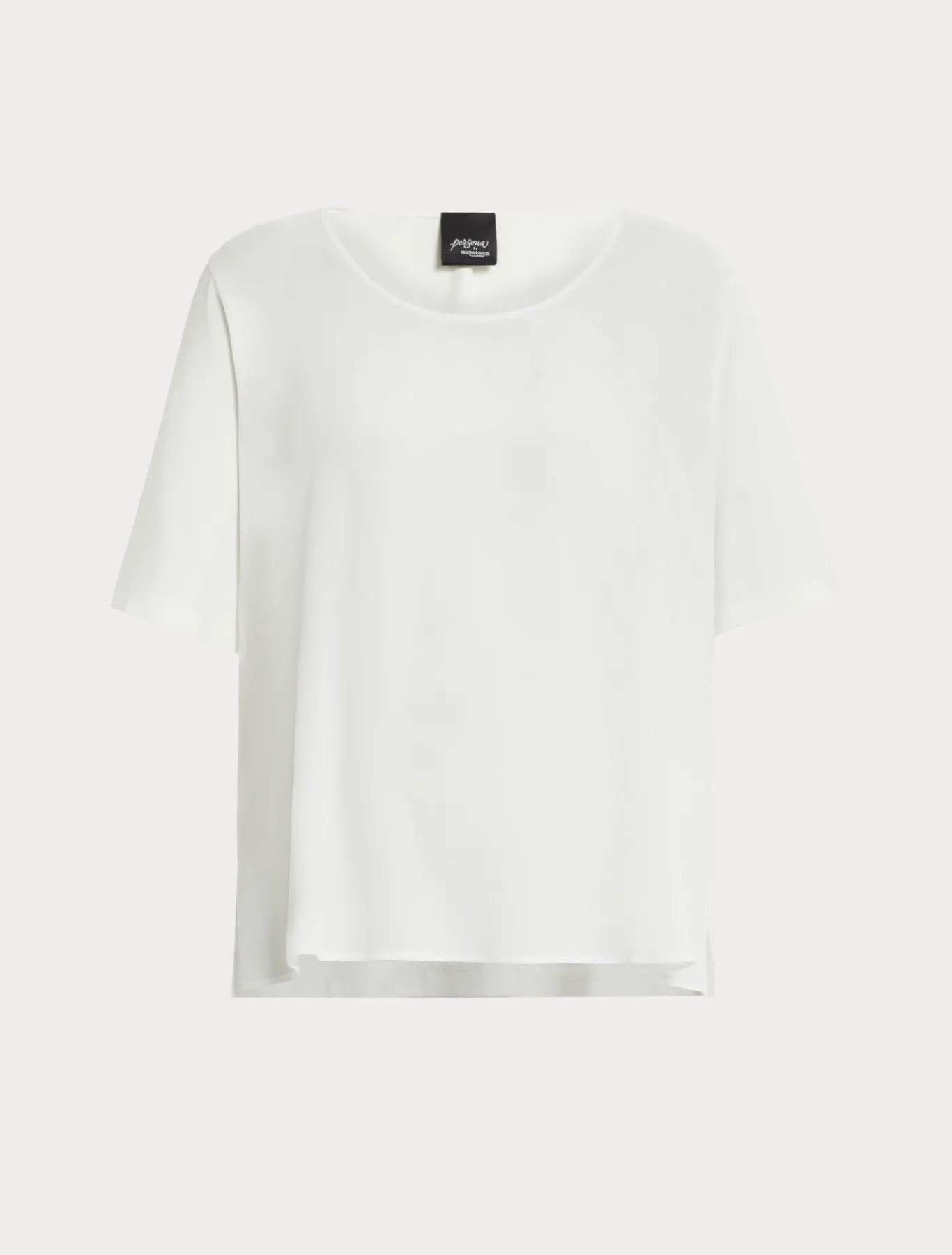 Marina Rinaldi T-shirt en jersey, acétate et soie BLANC Best