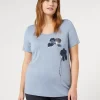 Marina Rinaldi T-shirt en jersey avec broderies AZURE Online