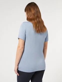 Marina Rinaldi T-shirt en jersey avec broderies AZURE Online