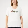Marina Rinaldi T-shirt en jersey de viscose stretch BLANC Discount