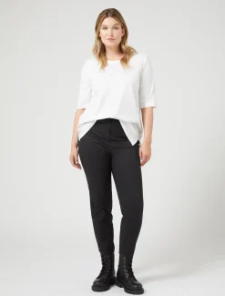 Marina Rinaldi T-shirt en jersey et popeline BLANCNEUTRE Online