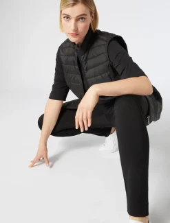 Marina Rinaldi T-shirt en jersey et popeline NOIR Sale