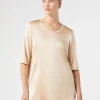 Marina Rinaldi T-shirt en jersey et satin ROSE Sale