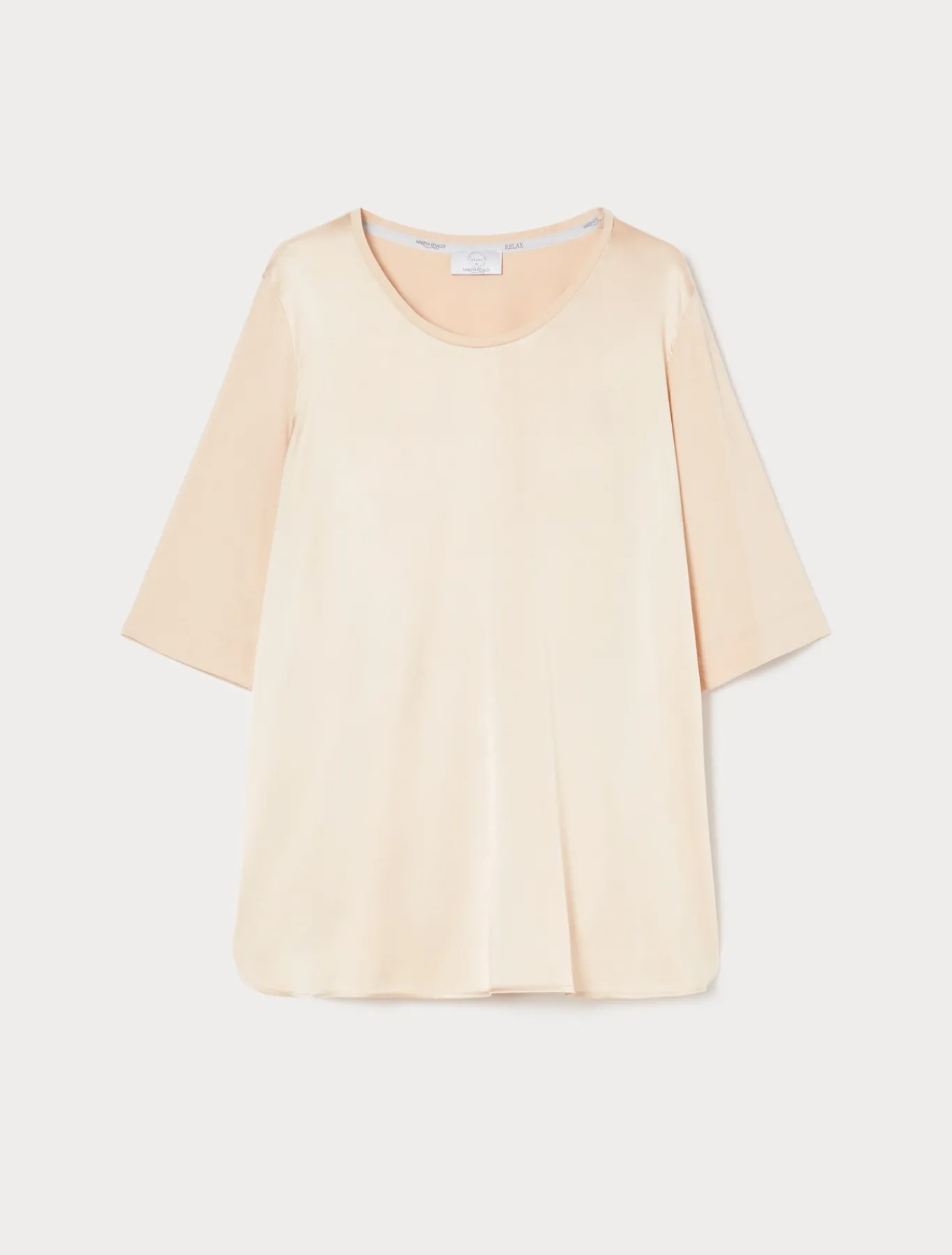 Marina Rinaldi T-shirt en jersey et satin ROSE Sale