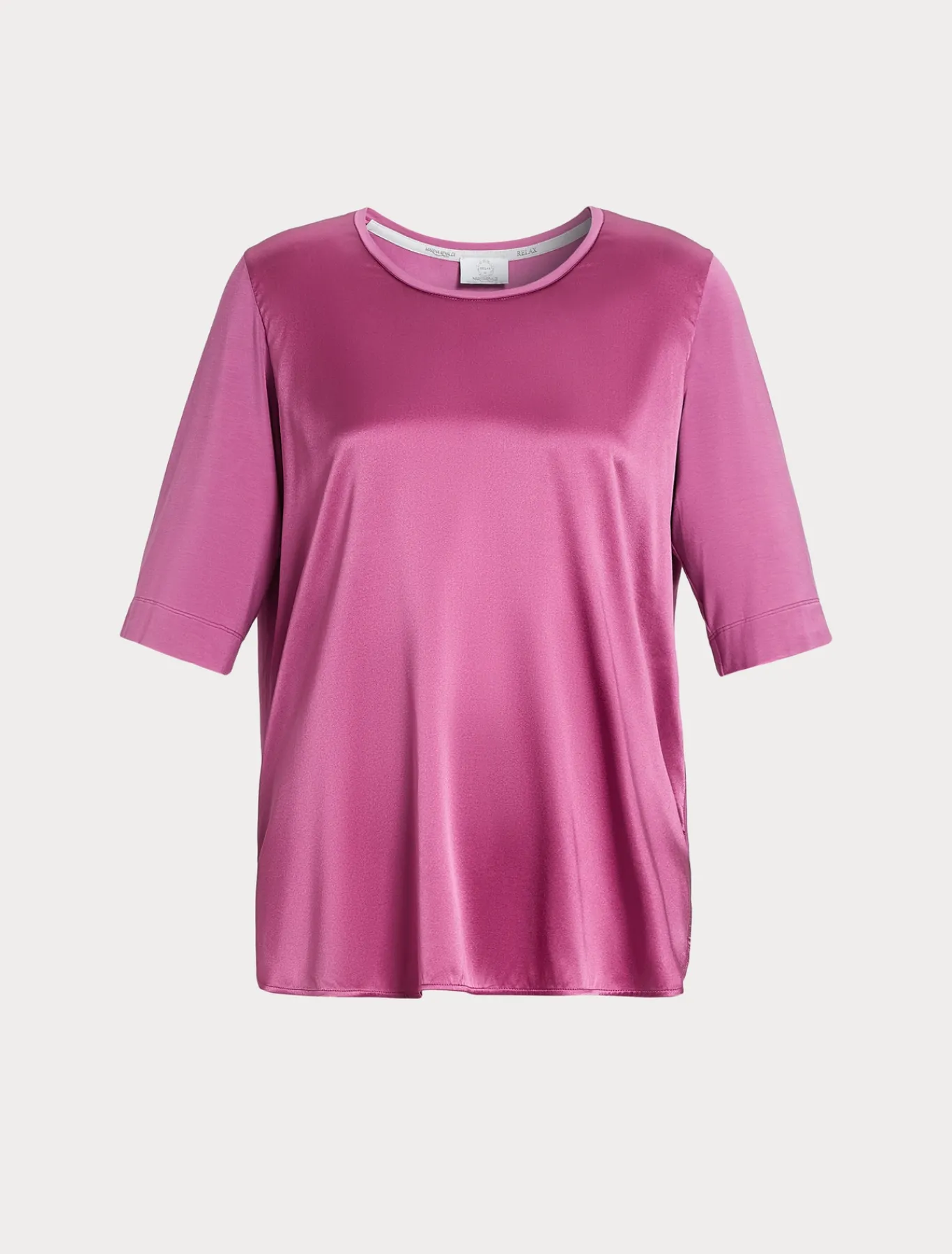 Marina Rinaldi T-shirt en jersey et soie ROSE Hot