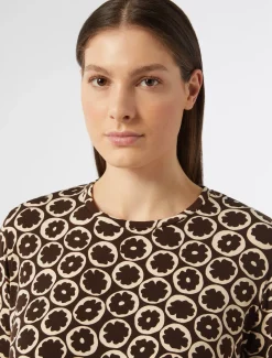 Marina Rinaldi T-shirt en jersey imprimé BRUN Hot