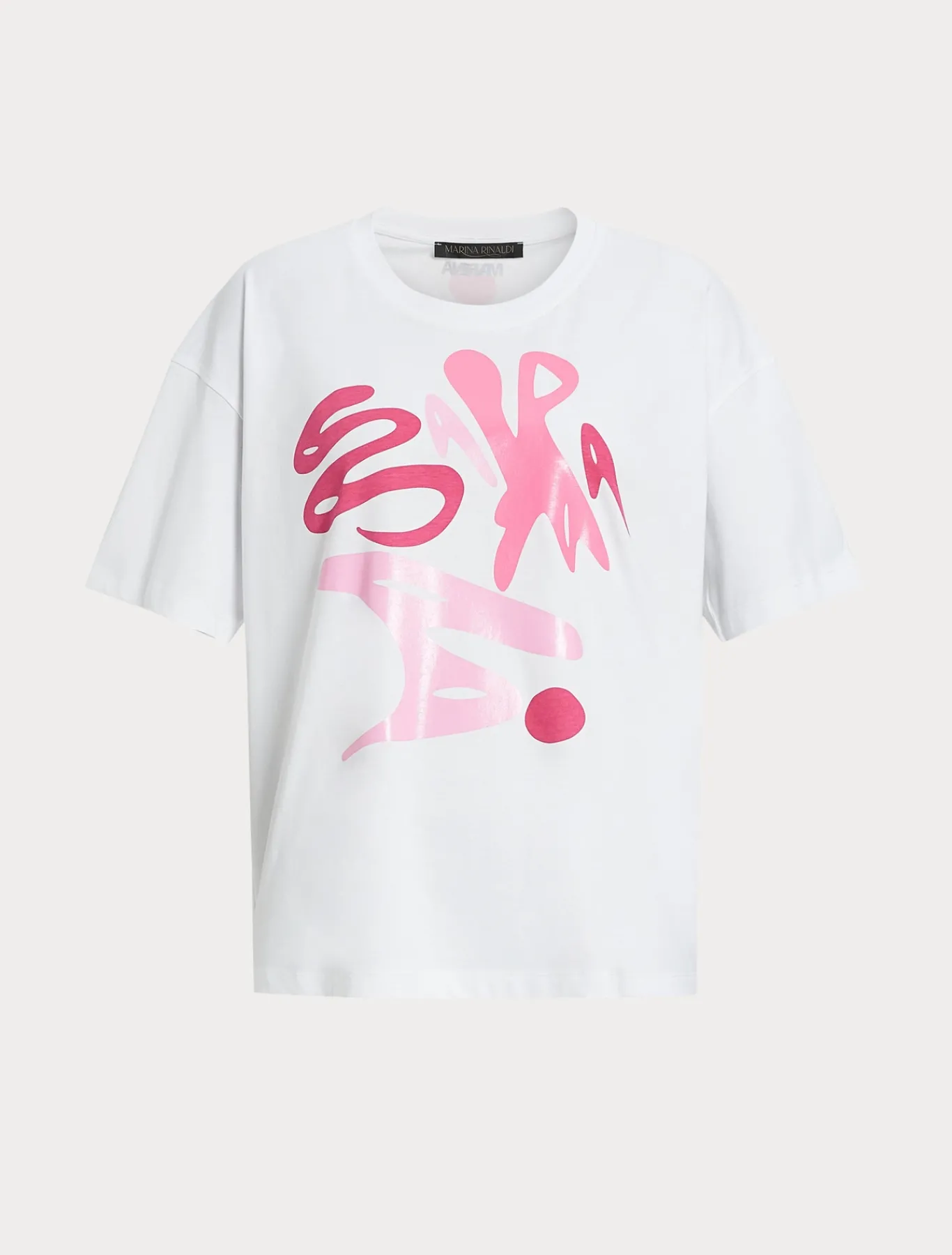 Marina Rinaldi T-shirt en jersey imprimé BLANCNEUTRE Fashion