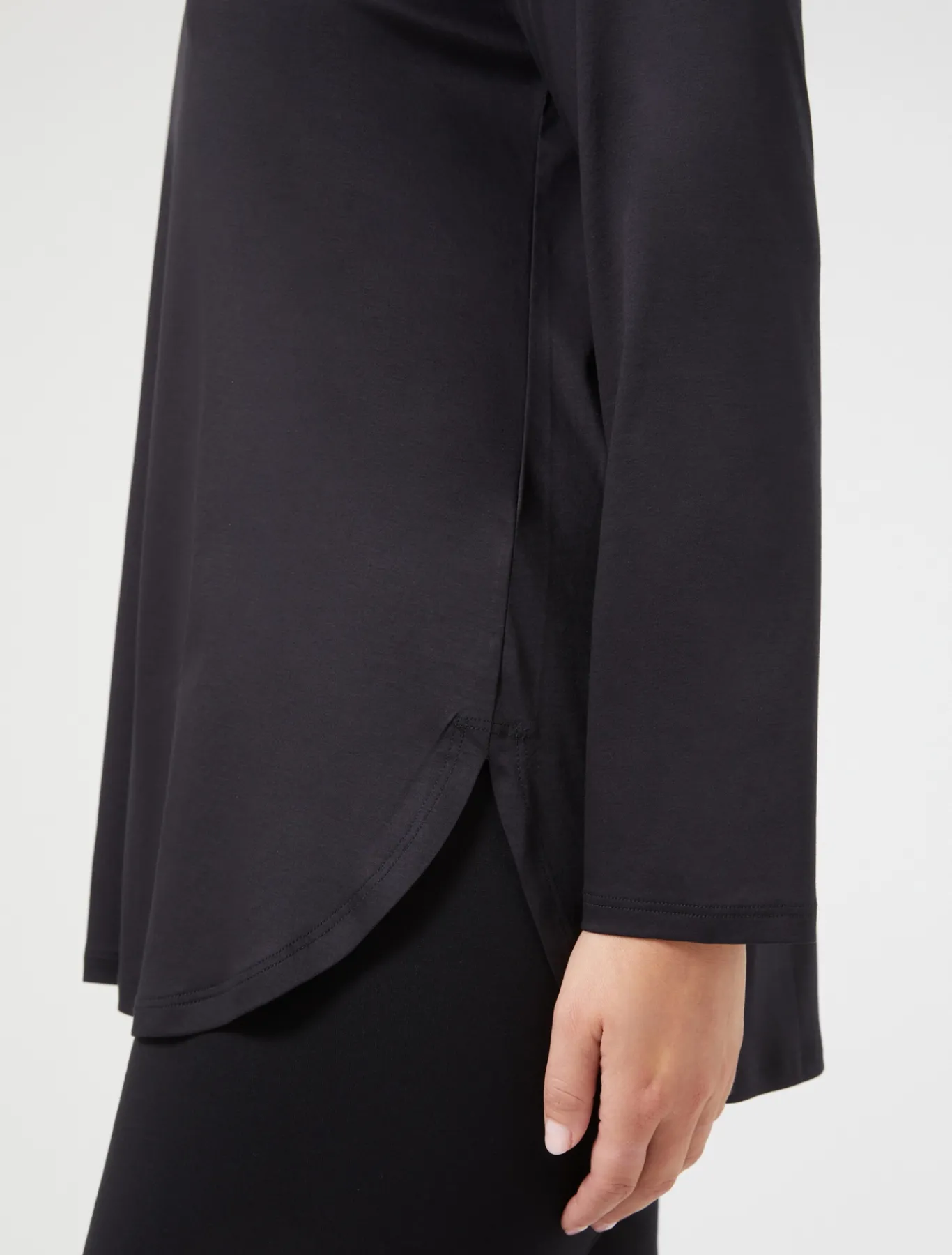Marina Rinaldi T-shirt en jersey interlock NOIR Sale