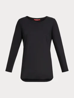 Marina Rinaldi T-shirt en jersey interlock NOIR Sale