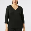 Marina Rinaldi T-shirt en jersey stretch NOIR Hot