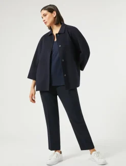 Marina Rinaldi T-shirt en jersey stretch BLEUNUIT Discount