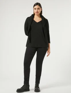 Marina Rinaldi T-shirt en jersey stretch NOIR Hot