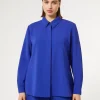 Marina Rinaldi Tunique en cady triacétate BLEUVIOLET Online