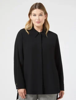Marina Rinaldi Tunique en cady triacétate NOIR Sale