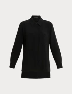 Marina Rinaldi Tunique en cady triacétate NOIR Sale