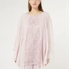 Marina Rinaldi Tunique en macramé lamé ROSE Clearance