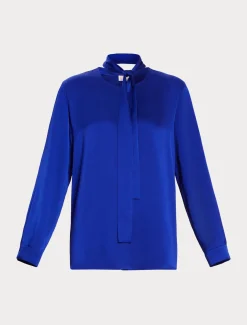 Marina Rinaldi Tunique en satin BLEUET Outlet