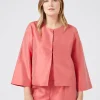 Marina Rinaldi Tunique en shantung de soie ROUGE Outlet