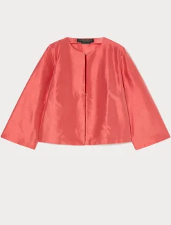 Marina Rinaldi Tunique en shantung de soie ROUGE Outlet