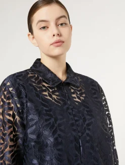 Marina Rinaldi Tunique en tulle brodé BLEUMARINE Outlet