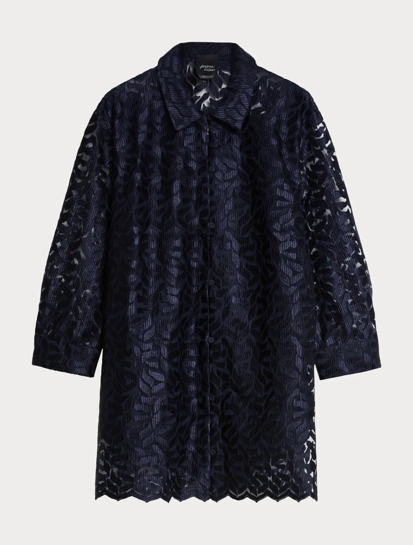 Marina Rinaldi Tunique en tulle brodé BLEUMARINE Outlet