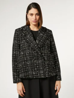 Marina Rinaldi Veste blazer à carreaux NOIR Best