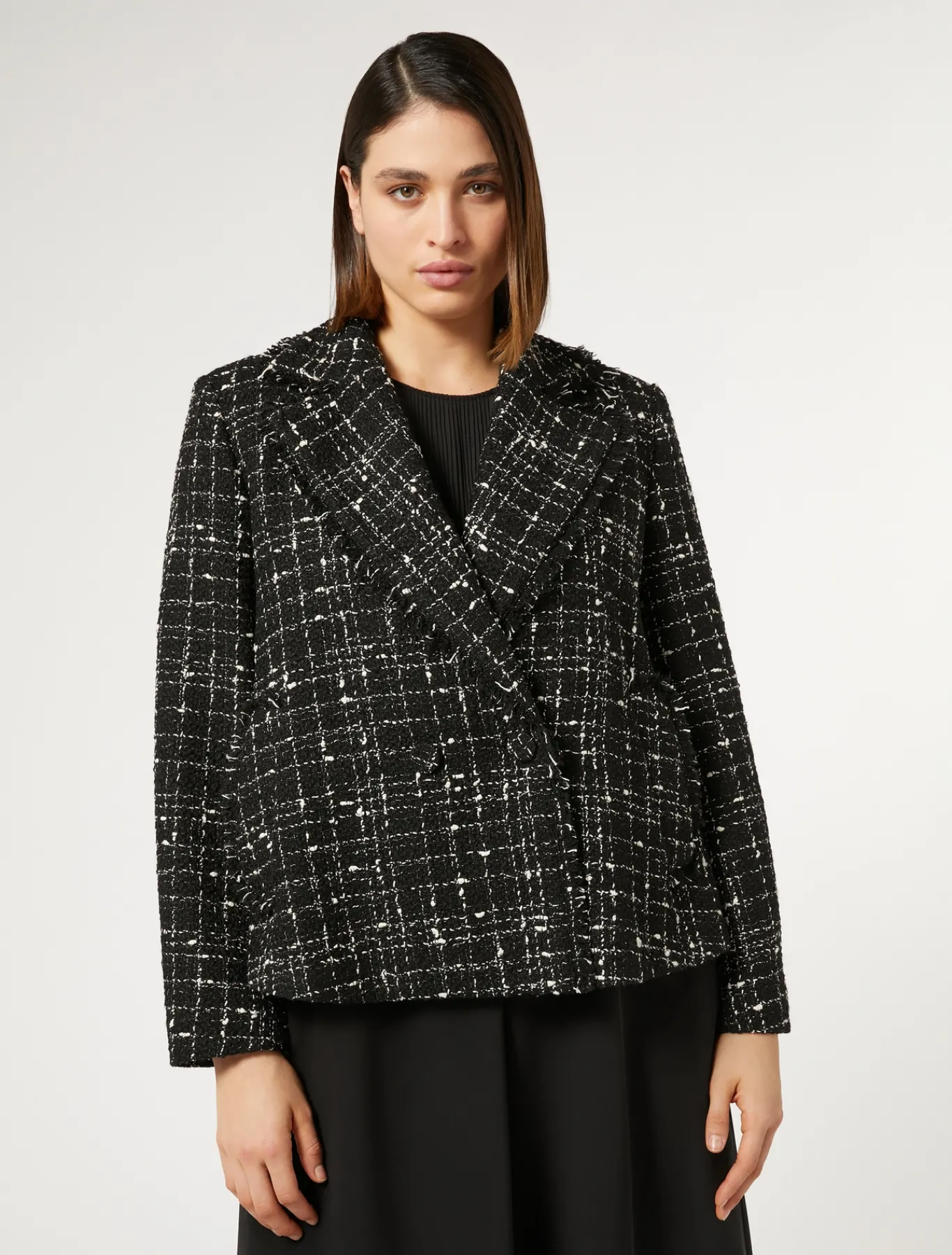 Marina Rinaldi Veste blazer à carreaux NOIR Best